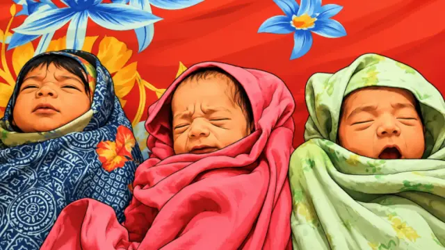 বিনা সিজারে একসঙ্গে তিন পুত্রসন্তানের জন্ম
