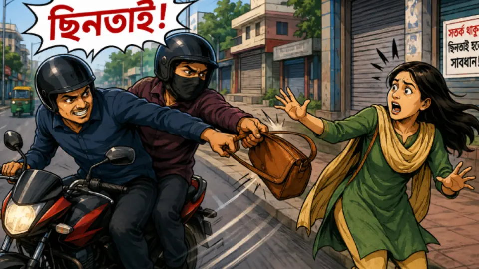 মিরপুরে নারীর ব্যাগ-মোবাইল ছিনতাই, আটক ১