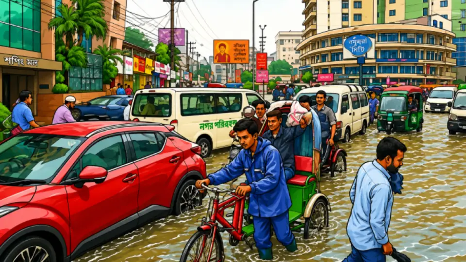 জলে ভাসে ৮০০ কোটির প্রকল্প